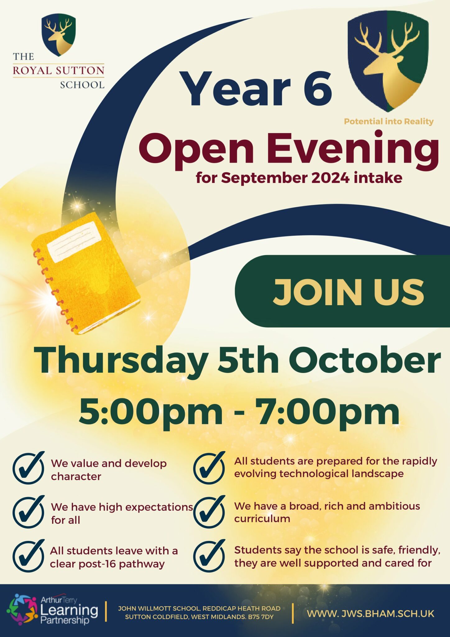 Open Evening 2023-24 – John Willmott School